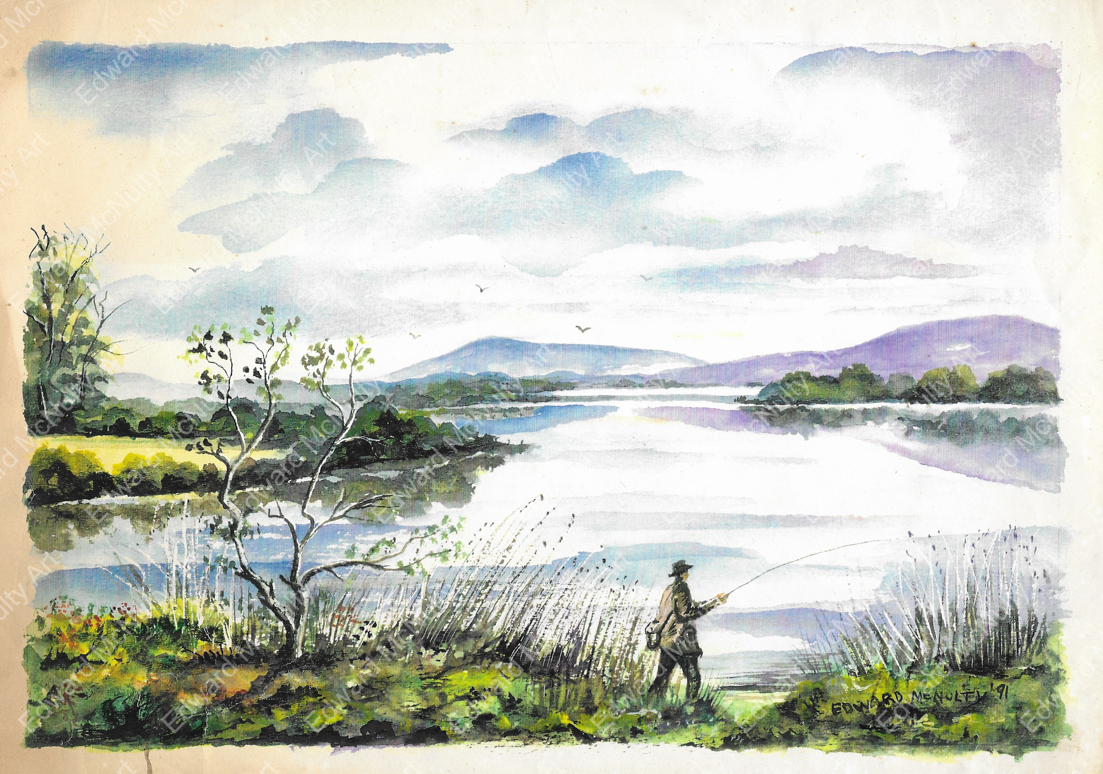 The Fisherman on Lough Erne, Co. Fermanagh